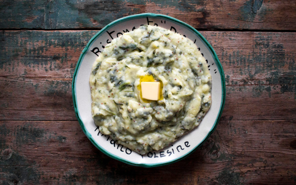 Piimämuusi, Meri-Tuuli Väntsi, perunamuusi, lohturuoka