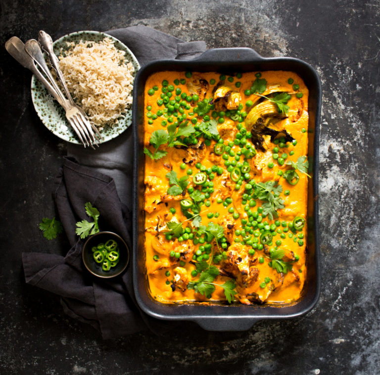 Kukkakaalicurry, kasvisruoka, vegaaninen, Meri-Tuuli Väntsi, Chez Meru