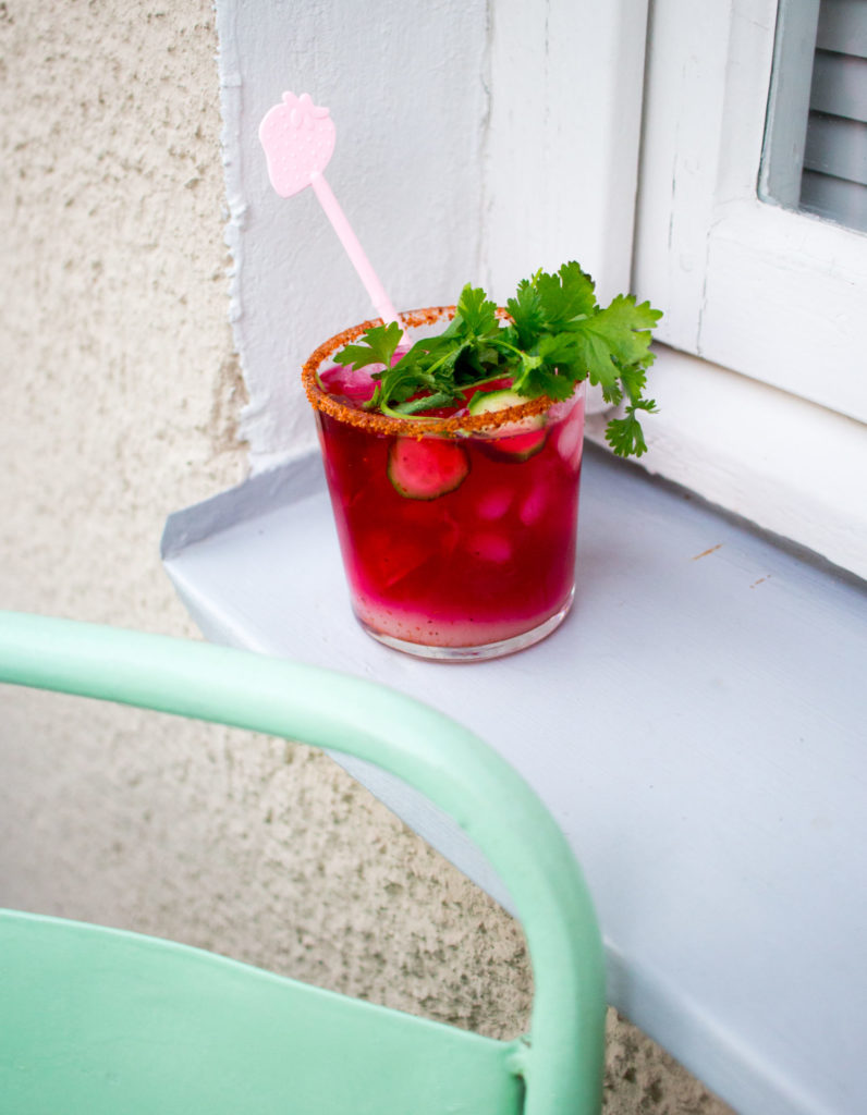 Hibiskusdrinkki, cocktail, tequila, meri-Tuuli Väntsi, Chez Meru