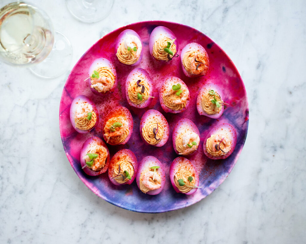 Deviled Eggs, Chez Merun cocktailjuhlat