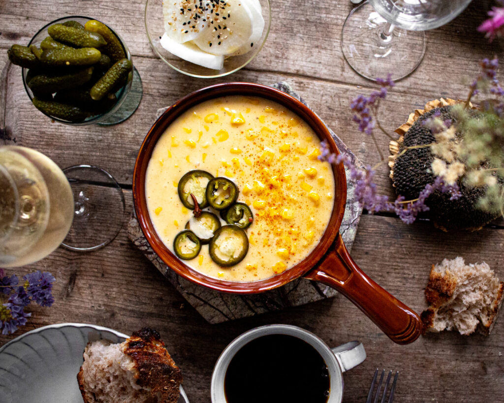 Juustodippi maissilla, Chez Meru, Meri-Tuuli Väntsi